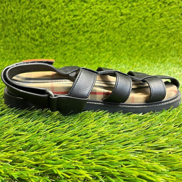 Burberry Brewster Boys Size 2.5Y Black Beach Walking Outdoor Strappy Sandals main image 7